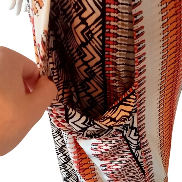 END OF SEASON SALE❗️》🧡 2 For $25 BCBGeneration Boho Print Faux-Wrap Dress - Picture 8 of 14